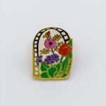 NJSFWC Flower trellis pin