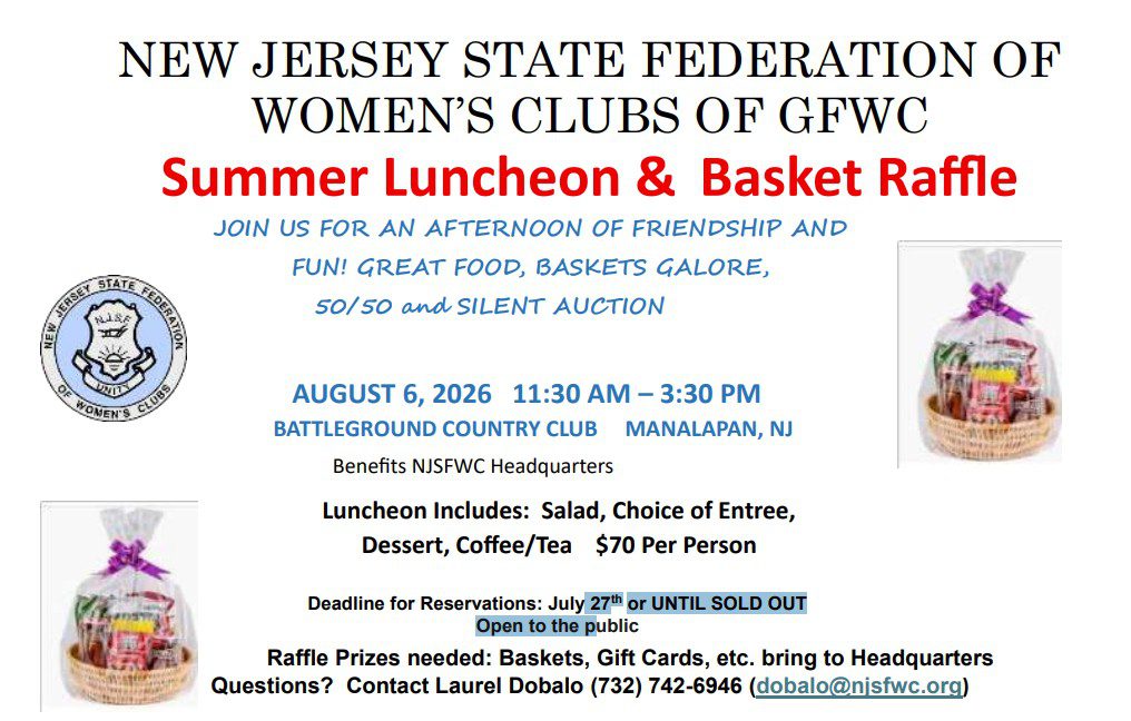 2026 annual basket raffle luncheon
